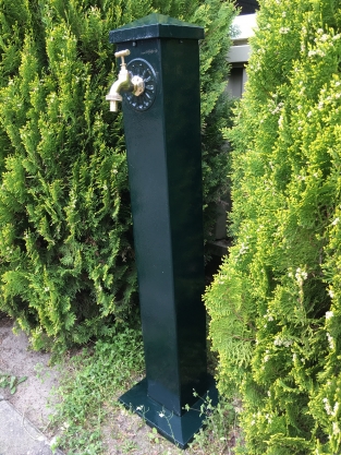 Freistehender Wasserhahn - Aluminium - dunkelgrün